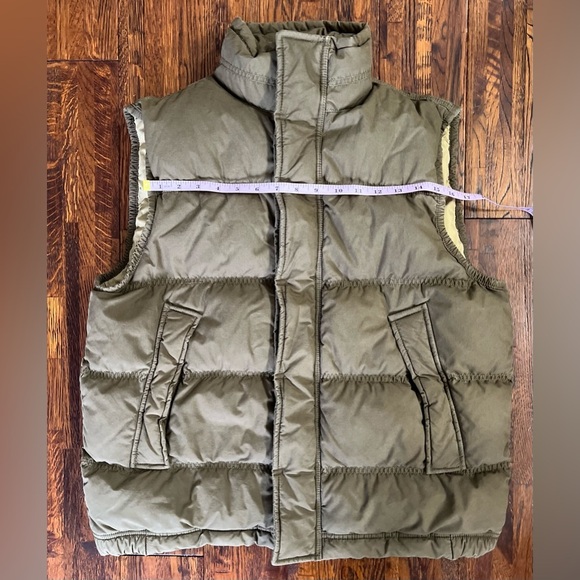 RALPH LAUREN DENIM & SUPPLY Vintage Military Puffer Vest in Olive Khaki Size M - Picture 4 of 7